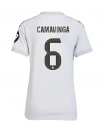 Ženske Nogometnih dresov Real Madrid Eduardo Camavinga #6 Domači 2025-26 Kratki rokavi